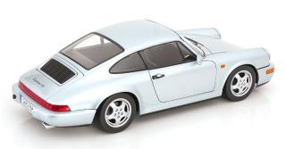 Porsche 911 (964) RS 1992 mit Cup-Felgen polarsilber KK-Scale 1:12 Metallmodell