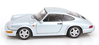 Porsche 911 (964) RS 1992 mit Cup-Felgen polarsilber KK-Scale 1:12 Metallmodell