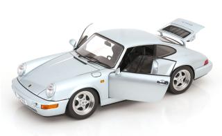 Porsche 911 (964) RS 1992 mit Speedline-Felgen polarsilber KK-Scale 1:12 Metallmodell