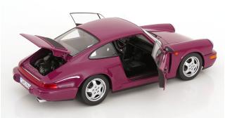 Porsche 911 (964) RS 1992 mit Cup-Felgen rubinrot KK-Scale 1:12 Metallmodell