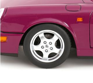 Porsche 911 (964) RS 1992 mit Cup-Felgen rubinrot KK-Scale 1:12 Metallmodell