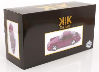 Porsche 911 (964) RS 1992 mit Cup-Felgen rubinrot KK-Scale 1:12 Metallmodell