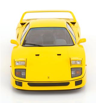 Ferrari F40 1987 gelb KK-Scale 1:12 Metallmodell