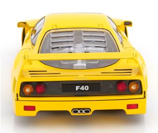 Ferrari F40 1987 gelb KK-Scale 1:12 Metallmodell