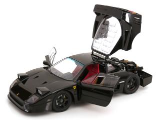 Ferrari F40 Lightweight 1990 schwarz KK-Scale 1:12 Metallmodell