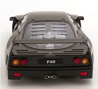 Ferrari F40 Lightweight 1990 schwarz KK-Scale 1:12 Metallmodell