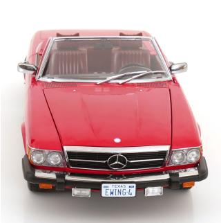 Mercedes 450SL R107 USA 1979 rot  Dallas TV-Serie KK-Scale 1:12 Metallmodell