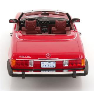Mercedes 450SL R107 USA 1979 rot  Dallas TV-Serie KK-Scale 1:12 Metallmodell