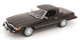 Mercedes 450SL R107 USA 1979 schwarz  American Giggolo  KK-Scale 1:12 Metallmodell