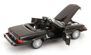 Mercedes 450SL R107 USA 1979 schwarz  American Giggolo  KK-Scale 1:12 Metallmodell