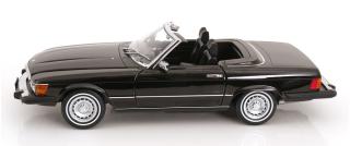 Mercedes 450SL R107 USA 1979 schwarz  American Giggolo  KK-Scale 1:12 Metallmodell
