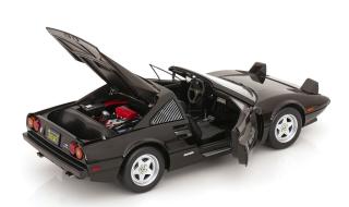 Ferrari 308 GTS Quattrovalvole 1982 US-Version schwarz (aus dem Film Against All Odds) KK-Scale 1:12 Metallmodell