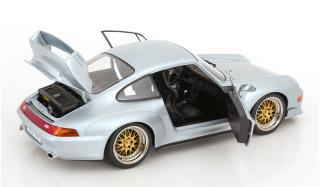 Porsche 911 (993) GT2 BBS Felgen 1996 polar silber KK-Scale 1:12 Metallmodell
