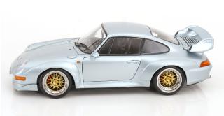 Porsche 911 (993) GT2 BBS Felgen 1996 polar silber KK-Scale 1:12 Metallmodell