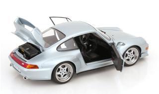 Porsche 911 (993) GT2 Speedline Felgen 1996 polar silber KK-Scale 1:12 Metallmodell