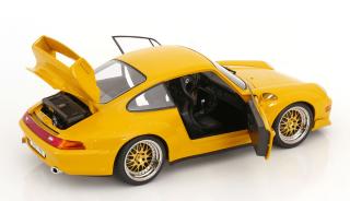 Porsche 911 (993) GT2 BBS Felgen 1996 speed gelb  KK-Scale 1:12 Metallmodell
