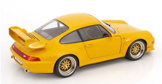 Porsche 911 (993) GT2 BBS Felgen 1996 speed gelb  KK-Scale 1:12 Metallmodell
