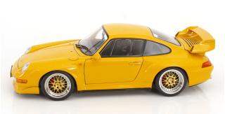 Porsche 911 (993) GT2 BBS Felgen 1996 speed gelb  KK-Scale 1:12 Metallmodell