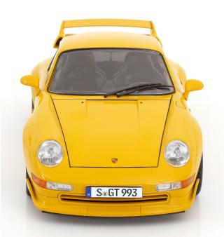 Porsche 911 (993) GT2 BBS Felgen 1996 speed gelb  KK-Scale 1:12 Metallmodell