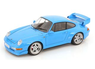 Porsche 911 (993) GT2 Speedline Felgen 1996 riviera blau KK-Scale 1:12 Metallmodell