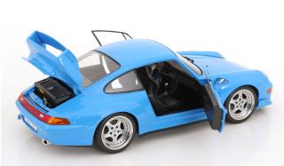 Porsche 911 (993) GT2 Speedline Felgen 1996 riviera blau KK-Scale 1:12 Metallmodell