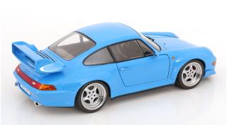 Porsche 911 (993) GT2 Speedline Felgen 1996 riviera blau KK-Scale 1:12 Metallmodell