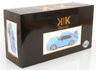 Porsche 911 (993) GT2 Speedline Felgen 1996 riviera blau KK-Scale 1:12 Metallmodell