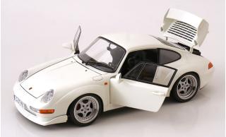 Porsche 911 (993) GT2 1996 mit Speedline-Felgen weiß KK-Scale 1:12 Metallmodell