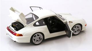 Porsche 911 (993) GT2 1996 mit Speedline-Felgen weiß KK-Scale 1:12 Metallmodell