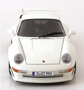 Porsche 911 (993) GT2 1996 mit Speedline-Felgen weiß KK-Scale 1:12 Metallmodell