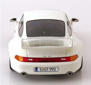 Porsche 911 (993) GT2 1996 mit Speedline-Felgen weiß KK-Scale 1:12 Metallmodell