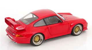 Porsche 911 (993) GT2 1996 mit BBS-Felgen rot KK-Scale 1:12 Metallmodell