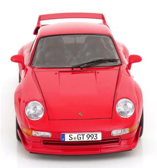 Porsche 911 (993) GT2 1996 mit BBS-Felgen rot KK-Scale 1:12 Metallmodell