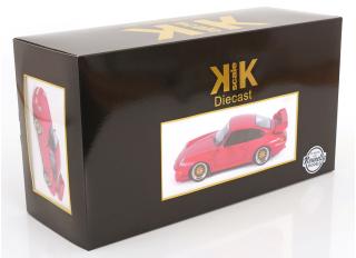 Porsche 911 (993) GT2 1996 mit BBS-Felgen rot KK-Scale 1:12 Metallmodell