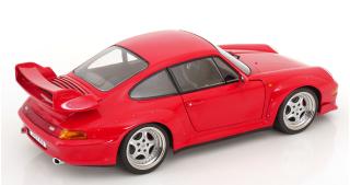 Porsche 911 (993) GT2 1996 mit Speedline-Felgen rot KK-Scale 1:12 Metallmodell
