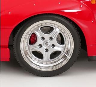 Porsche 911 (993) GT2 1996 mit Speedline-Felgen rot KK-Scale 1:12 Metallmodell