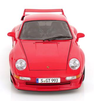 Porsche 911 (993) GT2 1996 mit Speedline-Felgen rot KK-Scale 1:12 Metallmodell