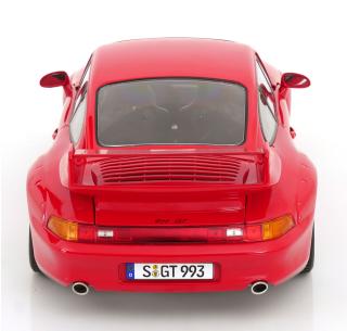 Porsche 911 (993) GT2 1996 mit Speedline-Felgen rot KK-Scale 1:12 Metallmodell