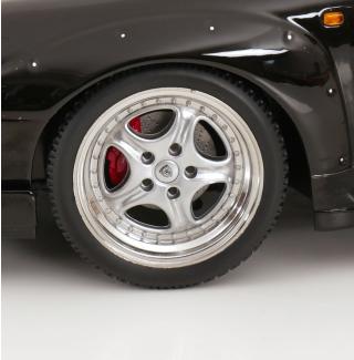 Porsche 911 (993) GT2 Speedline Felgen 1996 schwarz KK-Scale 1:12 Metallmodell