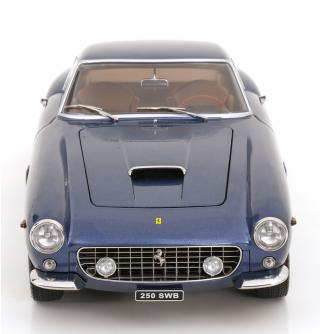Ferrari 250 GT SWB Passo Corto 1961  blaumetallic KK-Scale 1:12 Metallmodell