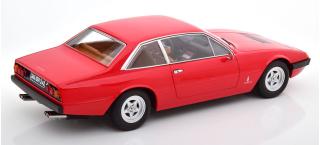 Ferrari 365 GT4 2+2 1972, red with brown interieur KK-Scale 1:18 Metallmodell (Türen, Motorhaube... nicht zu öffnen!)