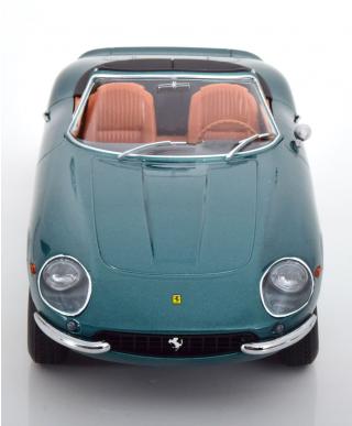 Ferrari 275 GTB4 NART 1967 grünmetallic KK-Scale 1:18 Metallmodell (Türen, Motorhaube... nicht zu öffnen!)