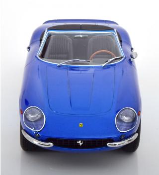 Ferrari 275 GTB4 NART 1967 blaumetallic KK-Scale 1:18 Metallmodell (Türen, Motorhaube... nicht zu öffnen!)