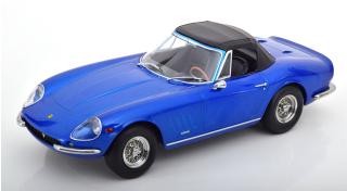 Ferrari 275 GTB4 NART 1967 blaumetallic KK-Scale 1:18 Metallmodell (Türen, Motorhaube... nicht zu öffnen!)