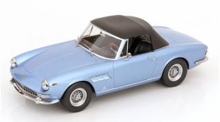 Ferrari 275 GTS Pininfarina Spyder 1964 hellblau metallic mit Speichenfelgen (Türen, Motorhaube... nicht zu öffnen!) KK-Scale Models 1:18 Wiederauflage