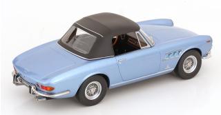 Ferrari 275 GTS Pininfarina Spyder 1964 hellblau metallic mit Speichenfelgen (Türen, Motorhaube... nicht zu öffnen!) KK-Scale Models 1:18 Wiederauflage