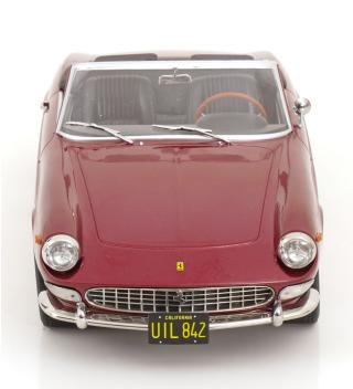 Ferrari 275 GTS Pininfarina Spyder 1964 Steve McQueen rotmetallic KK-Scale 1:18 Metallmodell (Türen, Motorhaube... nicht zu öffnen!)
