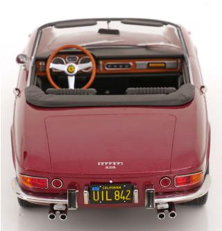 Ferrari 275 GTS Pininfarina Spyder 1964 Steve McQueen rotmetallic KK-Scale 1:18 Metallmodell (Türen, Motorhaube... nicht zu öffnen!)