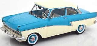 Ford Taunus 17M P2 1957, türkis/weiß Limitiert auf 1000 Stück KK-Scale 1:18 Metallmodell (Türen, Motorhaube... nicht zu öffnen!)