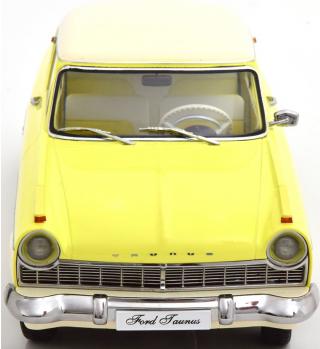 Ford Taunus 17M P2 1957, hellgelb/white Limitiert auf 750 Stück KK-Scale 1:18 Metallmodell (Türen, Motorhaube... nicht zu öffnen!)